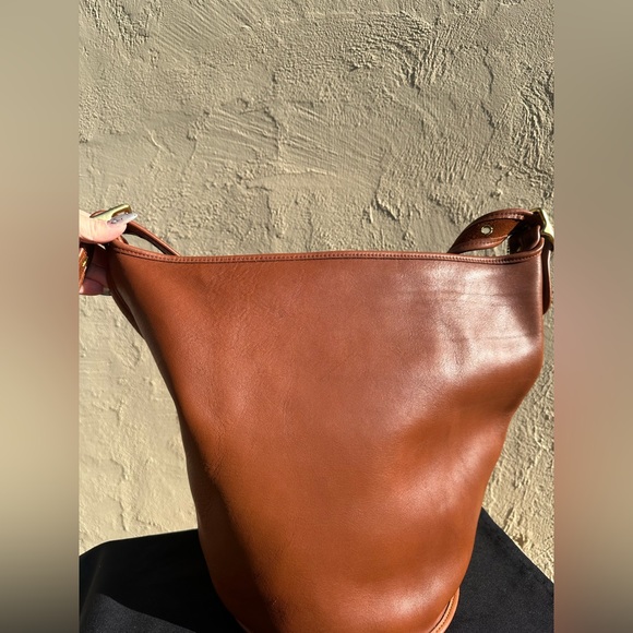 🥮EUC Vintage British Tan Coach Duffle Sac 9085 🥮 - Picture 4 of 10